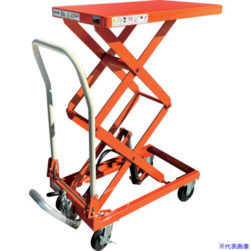 ■TRUSCO ハンドリフター60kg 350×570 高揚程型 HLFAS60W(5628759)[法人限定][直送元]