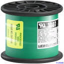 ■KYОWA UL耐熱ビニル絶縁電線 UL1007 AWG22 100M 緑 UL1007AWG22100MGR(5630130)