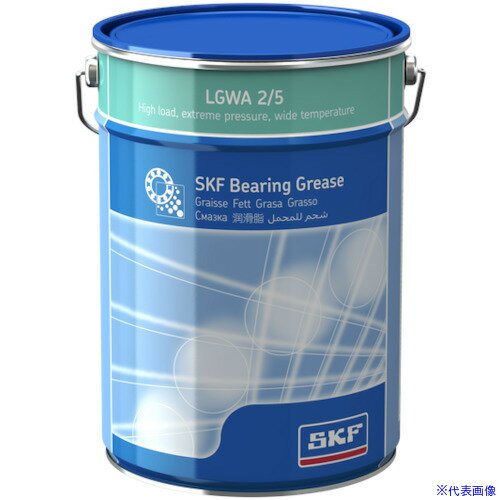 オレンジブック トラスコ中山　TRUSCOSKF 軸受用グリース 高荷重・極圧用 LGWA 2 (5kg缶入り) 〔品番:LGWA25〕[ 注番:5644539]特長●お客様ニーズに合わせて設計、用途に合わせて性能試験したグリースです。●軸受早期故障の36％以上は潤滑不良が原因です。●SKF潤滑剤は、お客様のニーズに合わせて設計され、実際の用途でその性能を試験しています。●軸受、潤滑剤、用途に関する当社の経験は、お客様の用途に適した潤滑剤を提供し、お客様の全体的な潤滑スキームを改善するための手助けとなります。●SKF LGWA 2は鉱油を基油とするプレミアム品質のリチウムコンプレックスグリースで、超高圧(極圧)特性を持っています。LGWA 2は、荷重または温度が多目的グリースの適合範囲を超過するような産業または自動車アプリケーションに推奨されます。用途●自動車、トレーラー、トラックのホイールベアリング●洗濯機●ファン、電動モーター仕様●ちょう度：2●色：琥珀●容量(kg)：5●使用温度範囲(℃)：-30℃〜＋140℃●容器タイプ：缶●増ちょう剤、基油：リチウムコンプレックス、鉱油仕様2●短期間であれば最大220℃のピーク温度でも優れた潤滑●厳しい条件下でホイールベアリングの作動を保護●湿潤環境で効果的な潤滑●良好な耐水性・耐食性●高荷重・低速回転でも優れた潤滑●基油粘度(mm2/s)40℃、100℃：185、15●極圧性能 四球試験、溶着荷重、DIN 51350/4(N)：2600以上●転がり軸受グリース寿命(10000r/minでのL50寿命)R0F試験：120℃で1000時間材質/仕上セット内容/付属品注意●【海外取り寄せのため原則、キャンセル・返品不可】原産国（名称）スウェーデンJANコード本体質量5kgオレンジブック トラスコ中山　TRUSCOSKF 軸受用グリース 高荷重・極圧用 LGWA 2 (5kg缶入り) 〔品番:LGWA25〕[注番:5644539][本体質量：5kg]《包装時基本サイズ：190×190×261》〔包装時質量：6kg〕分類》化学製品》化学製品》グリス・ペースト☆納期情報：メーカー取り寄品（弊社より発送）
