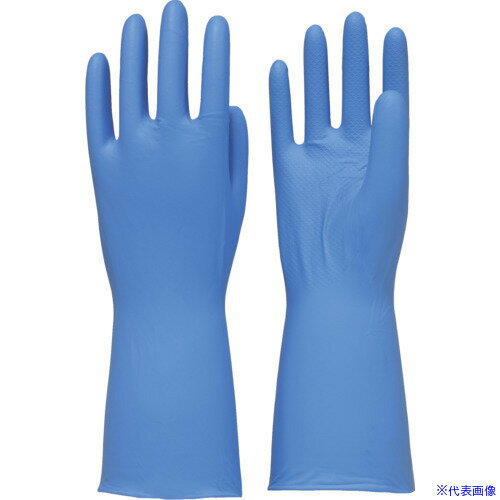 ■エステー モデルローブ No.331ニトリルフィット薄手 30双パック Sサイズ ブルー ST76080(5658412)