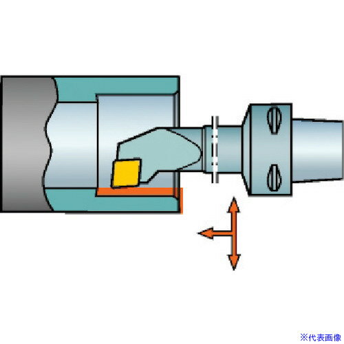 ■SANDVIK コロマントキャプト コロターン107用カッティングヘッド(410) C4SCLCL1709009(5671833)[送料..