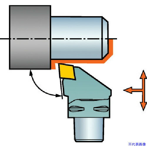 ■サンドビック コロマントキャプト T-Max P用カッティングヘッド(410) C5PCLNL3506019(5677327)[送料別..