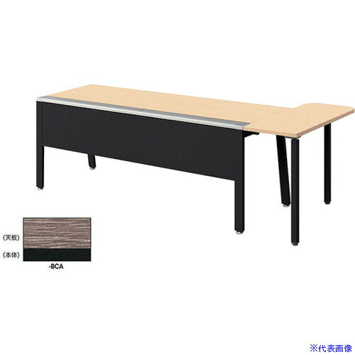 オレンジブック トラスコ中山　TRUSCONAIKI マネージャー用デスク 〔品番:RX2010KSTBCA〕[ 注番:5679441]特長●八の字型に広がる斜め脚や本体・天板カラーなど、意匠のこだわりをすみずみに感じる商品です。●カジュアルからシックな空間までフィットします。仕様●間口(mm)：2000●奥行(mm)：1000●高さ(mm)：720●色：天板：ショコラアッシュ／本体：ブラック●天板色：ショコラアッシュ仕様2●天板：メラミン化粧板張り、脚部：60×30角スチールパイプ塗装仕上、天板厚：26mm材質/仕上●天板：メラミン化粧板張り、脚部：60×30角スチールパイプ塗装仕上セット内容/付属品注意原産国（名称）日本JANコード本体質量52.6kgオレンジブック トラスコ中山　TRUSCONAIKI マネージャー用デスク 〔品番:RX2010KSTBCA〕[注番:5679441][本体質量：52.6kg]分類》オフィス・住設用品》オフィス家具》デスクシステム☆納期情報：オレンジブック掲載以外でメーカー直送品【法人限定＝会社名ご記入お願い致します。】