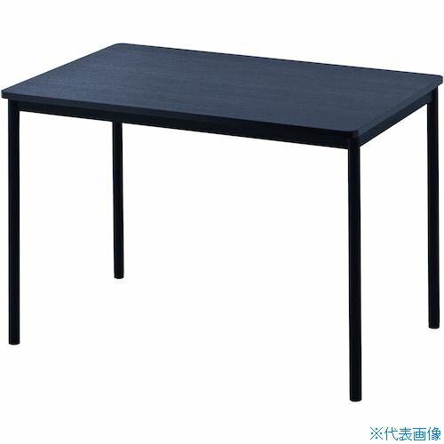 ■アールエフヤマカワ RFシンプルテーブル W1000×D700 ダーク2 RFSPT1070DB2(5682640)[法人限定][直送元]