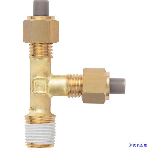 ■潤工社 黄銅製継手(インチ系列) サービステー 3.18×2.36mm PT1/8 PTB18PT18BS(5722835)×20[送料別途お見積り][法人限定][掲外取寄]