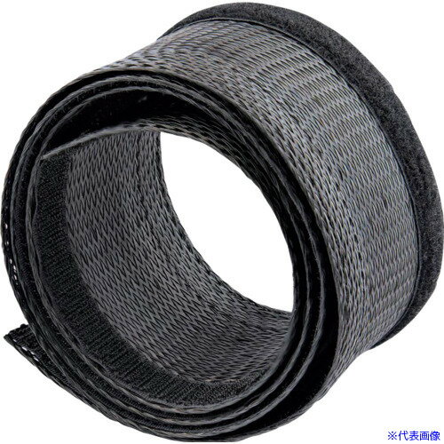 ■StarTech ケーブル収納カバー/3m/直径3cm/ポリエステル編組メッシュ素材/DIY切断可能/ケーブル配線保護チューブ WKSTNCMFLX(5723260)