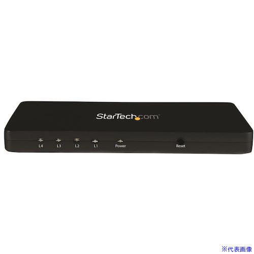 ■StarTech ビデオスプリッター/4K HDMI/1入力4出力/7.1ch サラウンドサウンド オーディオ ST124HD4K(57..