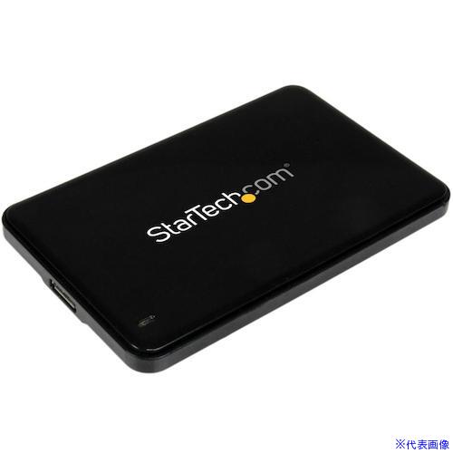 ■StarTech 外付けハードディスクケース/USB 3.0接続/2.5インチ/5Gbps/SATA 3.0/7mm/UASP S2510BPU337(5723318)[法人限定][外直送元]