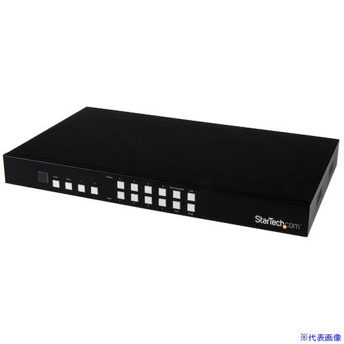 ■StarTech HDMIディスプレイ切替機/4入力4出力/1080p/4x4 マトリックススイッチ/HD...
