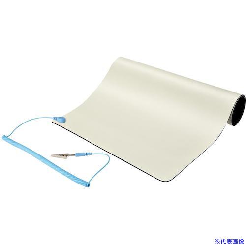 ■StarTech 静電気除去マット/30cm x 46cm/取外し可能アースコード付き/サーモプラスチック除電シート SMANTISTATICMAT(5724980)[法人限定][外直送元]