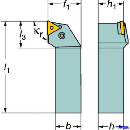 ■サンドビック T-Max P ネガチップ用シャンクバイト(210) PTGNL4040S27(5732166)[送料別途見積り][法人・事業所限定][掲外取寄]