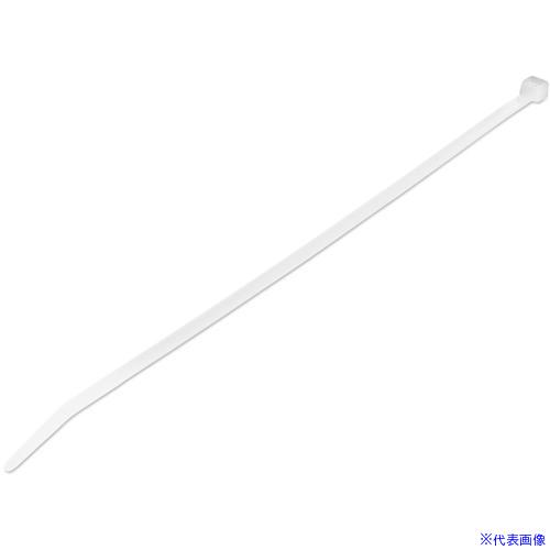 ■StarTech 結束バンド/ナイロンケーブルタイ/100本入りパック/ホワイト/長さ25cm/幅4mm/ケーブル束の直径68mm CBMZT10N(5745320)[法人限定][外直送元]