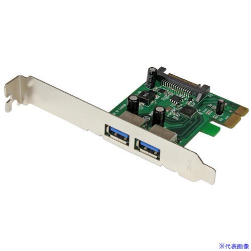 ■スターテック USB増設PCIeカード/2x USB-A/5Gbps/SATA電源/UASP対応/インターフェースボード PEXUSB3S24(5746894)