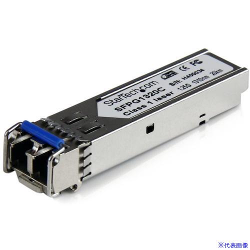 オレンジブック トラスコ中山　TRUSCOStarTech SFPモジュール/Cisco製品GLC−LH−SMD互換/1000BASE−LH準拠/1310nm/DDM 〔品番:SFPG1320C〕[ 注番:5746908]特長●Cisco製品GLC-LH-SMDと100%互換です。●Cisco製ルーターおよびスイッチで互換性が検証されています。●モジュール本体にStarTech.comライフタイム保証が適用されます。●ホットスワップに対応し、ネットワークの中断を最小限に留めながら、アップグレードと交換が可能です。仕様●タイプ：SFPモジュール●ブーツ色：シルバー●縦(mm)：60●横(mm)：12●高さ(mm)：10仕様2●ローカルユニットコネクタ：光ファイバ LC 2芯●互換ブランド：Cisco●ファイバタイプ：シングル モード●ファイバ動作モード：全二重／半二重（ハーフ／フルデュプレックス）●互換性のあるネットワーク：1000Mbps(1Gbps)●最大データ転送速度：1.25Gbps●最大伝送距離：20km●波長：1310nm●消費電力：1W以下●保証期間：ライフタイム材質/仕上セット内容/付属品注意原産国（名称）中国JANコード本体質量20gオレンジブック トラスコ中山　TRUSCOStarTech SFPモジュール/Cisco製品GLC−LH−SMD互換/1000BASE−LH準拠/1310nm/DDM 〔品番:SFPG1320C〕[注番:5746908][本体質量：20g]《包装時基本サイズ：92×118×33》〔包装時質量：48g〕分類》電子機器》電設配線部品》光ファイバーケーブル資材☆納期情報：オレンジブック掲載以外でメーカー直送品（送料元払い）【法人限定＝会社名ご記入お願い致します。】※北海道・沖縄・離島は運賃別途商品も含む