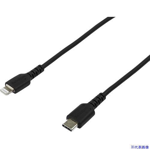 ■StarTech Lightningケーブル/USB−C/2m/Apple MFi認証/アラミド繊維補強/高耐久/ブラック RUSBCLTMM2MB(5746929)