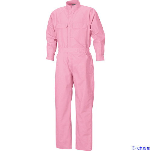 Rakuten - ■リンクサス T/C 円管服(つなぎ服)ピンク L LXS716020L(5751810)[送料別途見積り][法人・事業所限定][外直送]