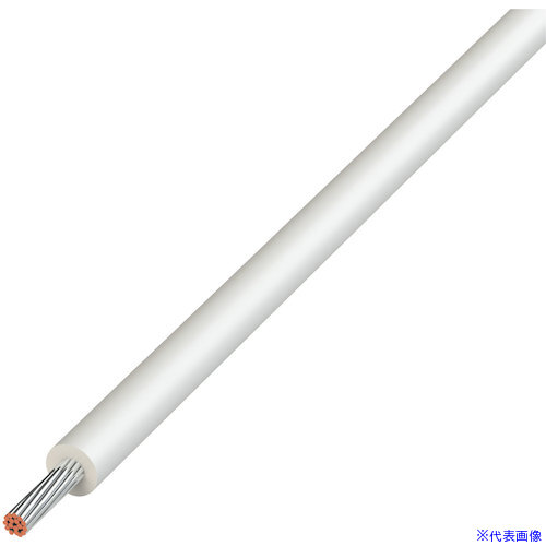 ■KYОWA UL耐熱ビニル絶縁電線 UL1007AWG22WH610M(5772392)[送料別途お見積り][法人...