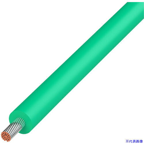 ■KYОWA UL耐熱ビニル絶縁電線 UL1015AWG18GR305M(5772439)[送料別途お見積り][法人限定][掲外取寄]