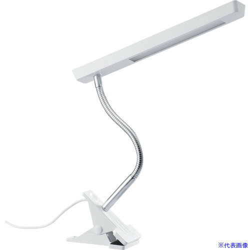 ■YAZAWA LEDフレキシブルクリップライトホワイト CFLE05D15WH(5772660)