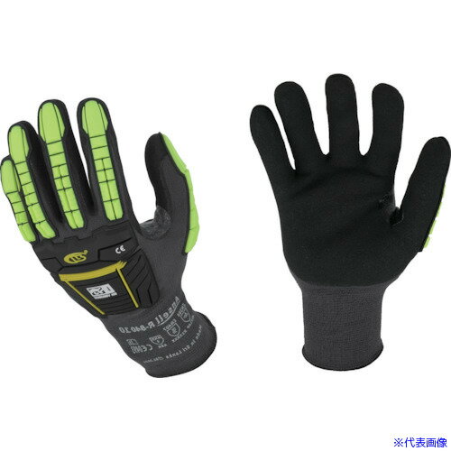 ■Ansell 耐衝撃ニトリル背抜き手袋 リンガーズ R840 Lサイズ R8409(5774040)