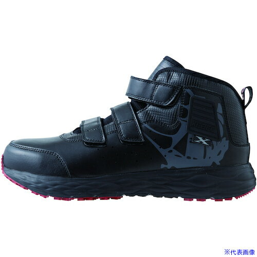 ■XEBEC プロスニーカー85155−90−220 ブラック 8515590220(5775577)[送料別途お見積り][法人限定][掲外..