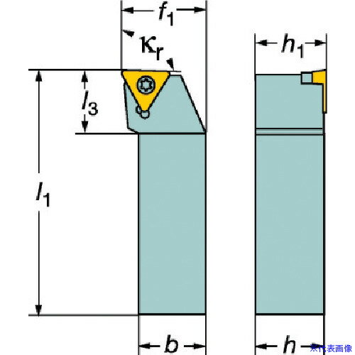 ■サンドビック コロターン107 ポジチップ用シャンクバイト(210) STFCL1212F11B1(5789753)[送料別途見積り][法人・事業所限定][掲外取寄]