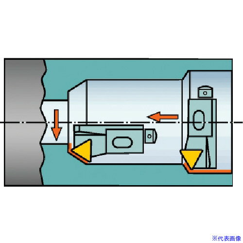 ■SANDVIK コロターン107 ポジチップ用カートリッジ(470) STTCR10CA11B1(5790522)[送料別途お見積り][法..