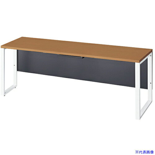 オレンジブック トラスコ中山　TRUSCONAIKI ベンチテーブル(KLL型) 〔品番:KLL1860KHWMW〕[ 注番:5799276]特長●窓際や、通路サイドに、自席以外のちょっとした作業スペースをつくれるテーブルです。仕様●間口(mm)：1800●奥行(mm)：600●高さ(mm)：720●天板色：ミディアムウォールナット●脚色：ホワイト●天板厚さ(mm)：30●タイプ：基本型仕様2●天板：メラミン化粧板共張り仕上、幕板：メラミン化粧板（ブラック色）、脚部：スチールパイプ塗装仕上材質/仕上●天板：メラミン化粧板共張り仕上、幕板：メラミン化粧板（ブラック色）、脚部：スチールパイプ塗装仕上セット内容/付属品●配線受け1個、横渡配線フック4個注意原産国（名称）日本JANコード本体質量45.5kgオレンジブック トラスコ中山　TRUSCONAIKI ベンチテーブル(KLL型) 〔品番:KLL1860KHWMW〕[注番:5799276][本体質量：45.5kg]分類》オフィス・住設用品》オフィス家具》会議用テーブル☆納期情報：オレンジブック掲載以外でメーカー直送品【法人限定＝会社名ご記入お願い致します。】