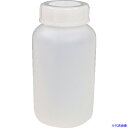■KOKUGO PE広口瓶 白 500ml 1015840502(5806323)