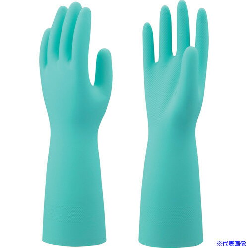 ■SHOWA ニトリルゴム手袋 NO138 ニトリルゴム製手袋薄手 グリーン Mサイズ NO138MG(5812150)