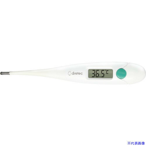 ■dretec 電子体温計ホワイト TO205WT(58