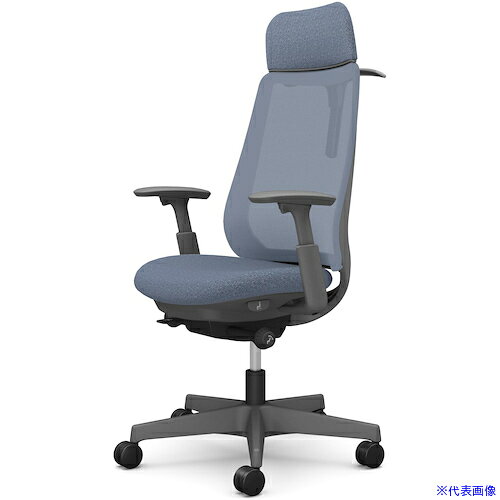 ■OKAMURA ポータム,可動肘,背メッシュ,EXスタンダードタイプ,ダークグレーボディ,ハンガー有,ランバー無,ウレタンキャスター CF86ZAF1K4(5842154)[送料別途お見積り][法人限定][外直送]