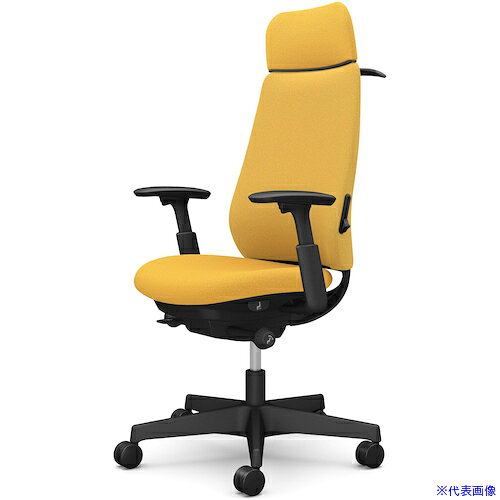 ■OKAMURA ポータム,可動肘,背クッション,EXスタンダードタイプ,ブラックボディ,ハ...