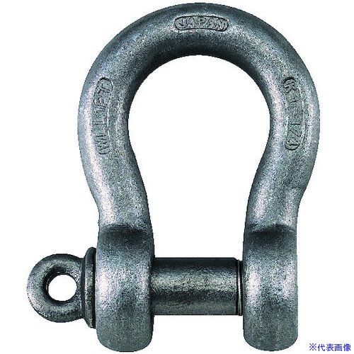 ■コンドーテック US型強力シャックル ねじ込型 KS-109 呼1-1/8 9-1/2t 024USBAW110(5876310)[送料別途見積り][法人・事業所限定][外直送]