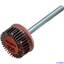 ■TRUSCO セラミックフラップホイール 軸径3mm #320 外径15×幅5×軸長30 (10個入) TCF1505CE320(5882110)