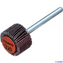 ■TRUSCO セラミックフラップホイール 軸径3mm #320 外径15×幅10×軸長30 (10個入) TCF1510CE320(5882113)