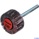 ■TRUSCO セラミックフラップホイール 軸径3mm #320 外径20×幅10×軸長30 (10個入) TCF2010CE320(5882120)