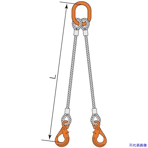 オレンジブック トラスコ中山　TRUSCOコンドーテック 2点吊JISロック止ワイヤ φ9×3M LHW・M8W 〔品番:05222PMPL093〕[ 注番:5893567]特長●JIS規格ワイヤーロープを使用し、アルミクランプ管による圧縮止め加工を行ったスリングです。●クレーン等安全規則第219条適合品、フックは安全なラッチタイプを使用しています。仕様●全長(m)：3●スリング径(mm)：9●揚程(m)：3●30゜吊り(t)：1.28●60゜吊り(t)：1.15仕様2材質/仕上セット内容/付属品●マスターリンク：M8W10●フック：LHW5-6注意●吊り角度60°以内でご使用ください。原産国（名称）日本JANコード本体質量7.6kgオレンジブック トラスコ中山　TRUSCOコンドーテック 2点吊JISロック止ワイヤ φ9×3M LHW・M8W 〔品番:05222PMPL093〕[注番:5893567][本体質量：7.6kg]分類》荷役用品》吊りクランプ・スリング・荷締機》ワイヤロープスリング☆納期情報：オレンジブック掲載以外でメーカー直送品【法人限定＝会社名ご記入お願い致します。】