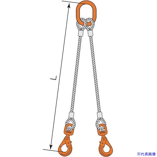 オレンジブック トラスコ中山　TRUSCOコンドーテック 2点吊JISロック止ワイヤ φ18×8M LHW・M8W 〔品番:05222PMPL188〕[ 注番:5893849]特長●JIS規格ワイヤーロープを使用し、アルミクランプ管による圧縮止め加工を行ったスリングです。●クレーン等安全規則第219条適合品、フックは安全なラッチタイプを使用しています。仕様●全長(m)：8●スリング径(mm)：18●揚程(m)：8●30゜吊り(t)：5.14●60゜吊り(t)：4.6仕様2材質/仕上セット内容/付属品●マスターリンク：M8W22●フック：WLHW10注意●吊り角度60°以内でご使用ください。原産国（名称）日本JANコード本体質量21.56kgオレンジブック トラスコ中山　TRUSCOコンドーテック 2点吊JISロック止ワイヤ φ18×8M LHW・M8W 〔品番:05222PMPL188〕[注番:5893849][本体質量：21.56kg]分類》荷役用品》吊りクランプ・スリング・荷締機》ワイヤロープスリング☆納期情報：オレンジブック掲載以外でメーカー直送品【法人限定＝会社名ご記入お願い致します。】