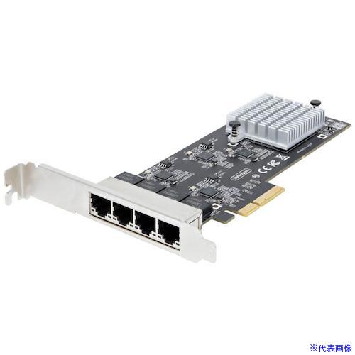 ■スターテック ネットワークアダプターカード/PCI Express x4/4ポート/2.5GbE RJ45 LANカード PR42GINETWORKCARD(5944532)