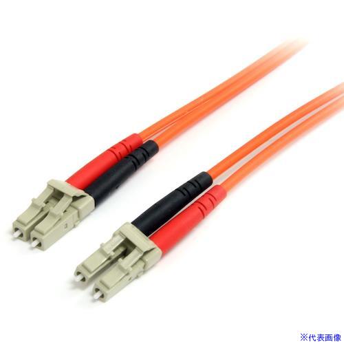 オレンジブック トラスコ中山　TRUSCOStarTech 光ファイバーケーブル/5m/OM1準拠/62.5/125/LC−LC/LSZH/オレンジ/マルチモード光パッチコード 〔品番:FIBLCLC5〕[ 注番:5947733]特長●光ファイバーネットワーク機器を接続します。●光ファイバー挿入損失が規定の限度内に収まるよう各個検品されています。●LSZH（低煙ゼロハロゲン）難燃性被覆材を使用しています。●建築規定で火災時の安全性が考慮される場合に適しています。仕様●色：オレンジ仕様2●コネクタA：2芯LC 光ファイバ●コネクタB：2芯LC 光ファイバ●ケーブル長さ(m)：5 ●最大データ転送速度：10Gbps●ファイバタイプ：マルチモード●ファイバー分類：OM1●ケーブル定格：1Gbps / 10Gbps●ファイバーサイズ：62.5/125●ファイア定格：LSZH定格（低煙ゼロハロゲン）材質/仕上セット内容/付属品注意原産国（名称）中国JANコード本体質量71gオレンジブック トラスコ中山　TRUSCOStarTech 光ファイバーケーブル/5m/OM1準拠/62.5/125/LC−LC/LSZH/オレンジ/マルチモード光パッチコード 〔品番:FIBLCLC5〕[注番:5947733][本体質量：71g]《包装時基本サイズ：220×200×20》〔包装時質量：80g〕分類》電子機器》電設配線部品》光ファイバーケーブル資材☆納期情報：オレンジブック掲載以外でメーカー直送品（送料元払い）【法人限定＝会社名ご記入お願い致します。】※北海道・沖縄・離島は運賃別途商品も含む