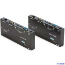 ■スターテック VGA KVMエクステンダー/VGA対応/1024x768(最大延長時)/150m延長/コンソール延長機キット SV565UTPU(597487...