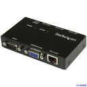■スターテック VGAエクステンダー/Cat5(カテゴリ5)/4ポート/最大150m延長/送信機のみ/最大4分配対応 ST1214T(5976358)[法人・事...