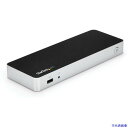 ■スターテック ドッキングステーション/USB-C接続/2画面/1080p HDMI DVI/60W PD/MST/多機能マルチハブ MST30C2HHPD(5...
