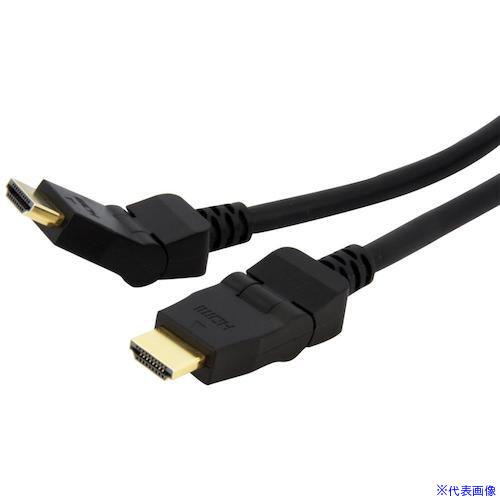 ■StarTech HDMI 1.4ケーブル/1.8m/4K30Hz/180度回転コネクター/ハイスピード/オス−オス/モニターケーブル HDMIROTMM6(5976408)