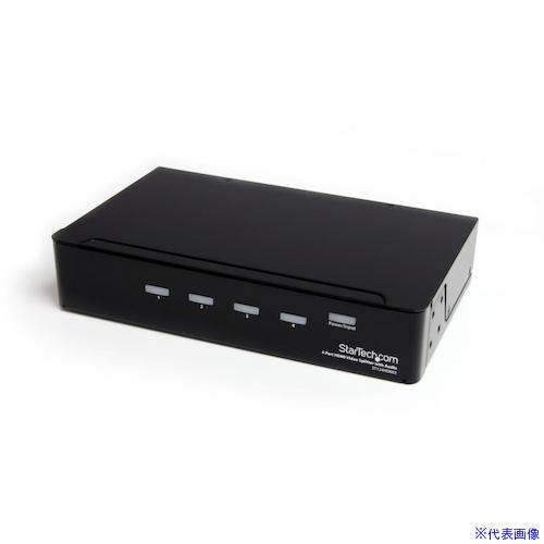 ■スターテック ビデオスプリッター/1920 x 1200 HDMI/1入力4出力/3.5mm ステレオオーディオ ST124HDMI2..