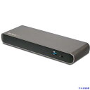 ■スターテック ドッキングステーション/Thunderbolt 3/4K60Hz/2画面/85W PD/3ポートUSBハブ/GbE TB3DK2DPPD(597...
