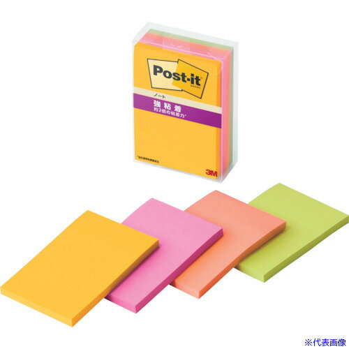 ■3M ポスト・イット 強粘着ノート マルチカラー6 656SSMC6N(6072410)