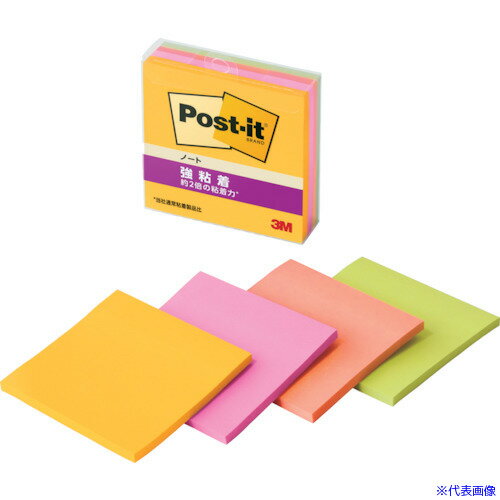 ■3M ポスト・イット 強粘着ノート マルチカラー6 654SSMC6(6072443)