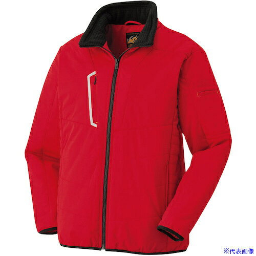 ■Atackbase 防風中綿ストレッチジャケット レッドL 385103010(6082381)